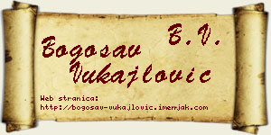 Bogosav Vukajlović vizit kartica